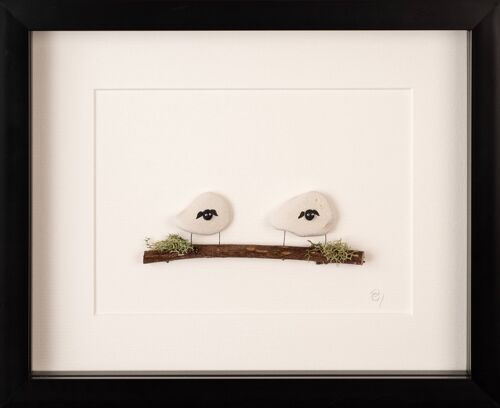 Sheep of Ireland Pebble Art Frame | Wall Art