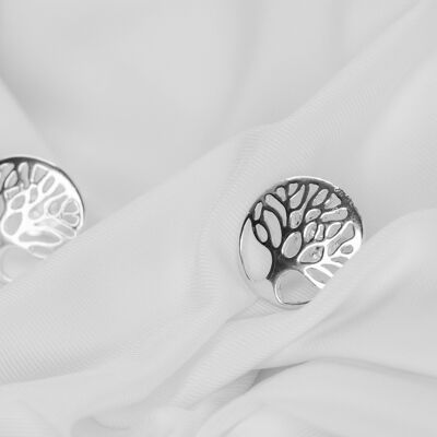 Boucles d'oreilles arbre de vie