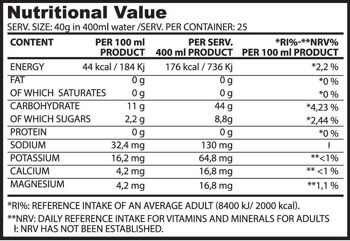BOISSON ISOTONIQUE - 1000g /glucides, vitamines et minéraux en poudre 2