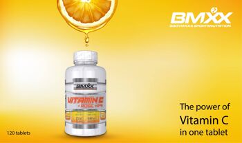 VITAMINE C - 1000 mg de vitamine C avec 50 mg d'églantier - 120 comprimés 3