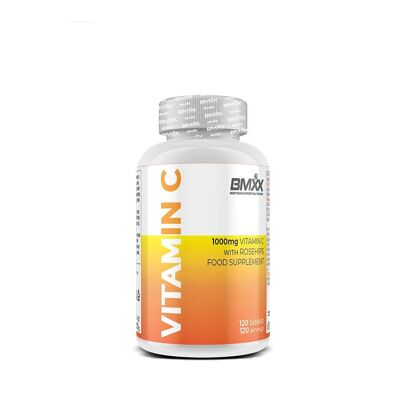VITAMIN C - 1000mg Vitamin C with 50mg of Rose Hips - 120 tabs