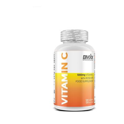 VITAMINA C - 1000mg Vitamina C con 50mg di Rosa Canina - 120 compresse