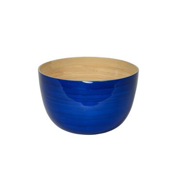Bambus-Schüssel 22x14, blau