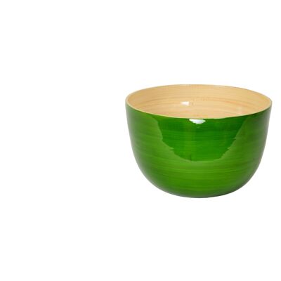 Bambus-Schüssel 22x14, grasgrün