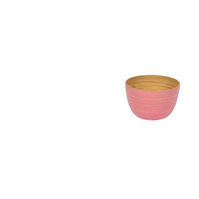 Bambus-Schüssel 12x8, rosa