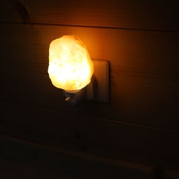 Veilleuse Lampe de sel de l'Himalaya avec interrupteur 2
