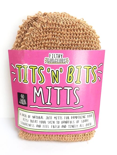 Tits 'n' Bits Mitts - Bath Mitts
