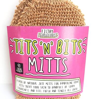 Tits 'n' Bits Mitts - Bath Mitts