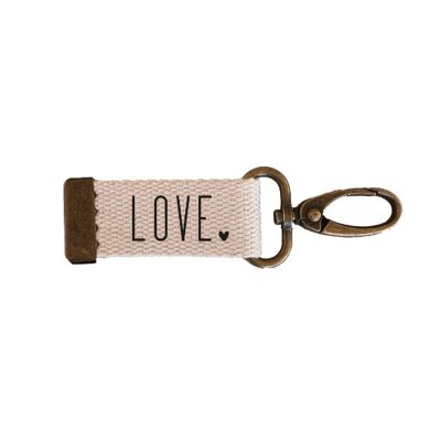 Love strap key ring