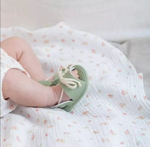 Sandales bébé Adèle eucalyptus