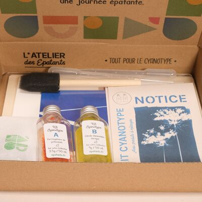 Kit cyanotype découverte avec tout le nécessaire pour débuter