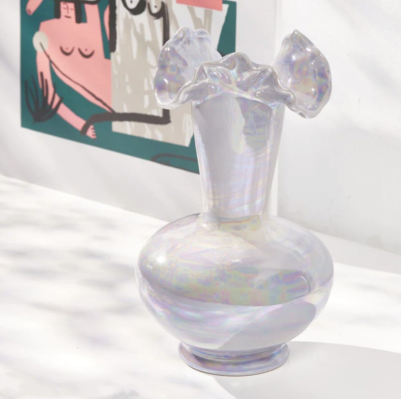 Vaso Ella viola pastello - ATTENZIONE! 2a cernita VASO ELLA PASTELLO VIOLA - ATTENZIONE! 2. ORDINAMENTO