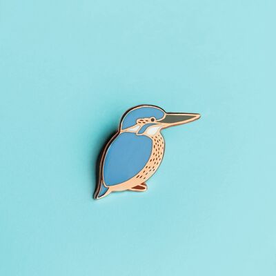 Kingfisher Enamel Pin