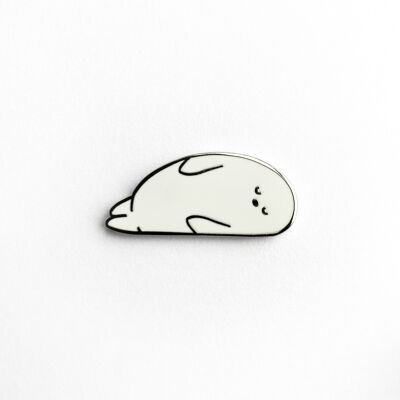 Harp Seal Pup Enamel Pin