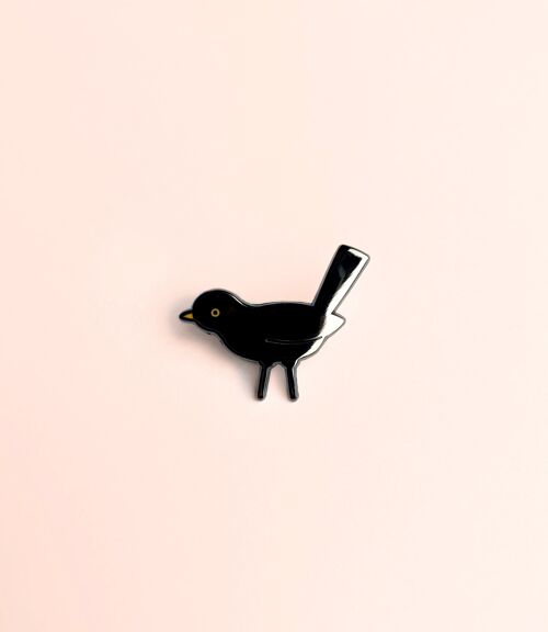 Blackbird Enamel Pin