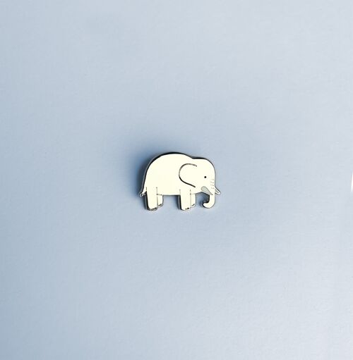 Decorative Elephant Enamel Pin