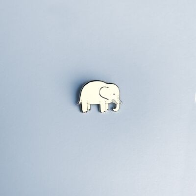 Decorative Elephant Enamel Pin