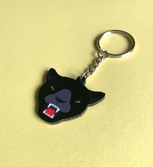 Recycled Panther Key Ring