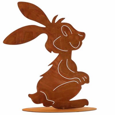 Coniglio decorativo vintage in patina Herbert | Pasqua in stile fumetto