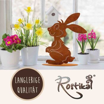 Lapin décoratif vintage patiné Herbert | Pâques en style bande dessinée 4