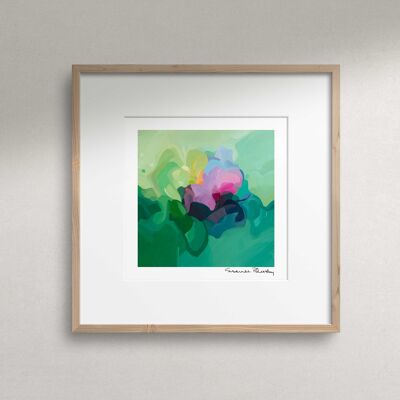 Jade | Abstrakte Acrylmalerei | Feiner Kunstdruck