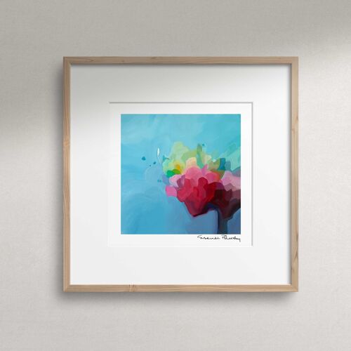 Wall art print | Sky Blue abstract painting
