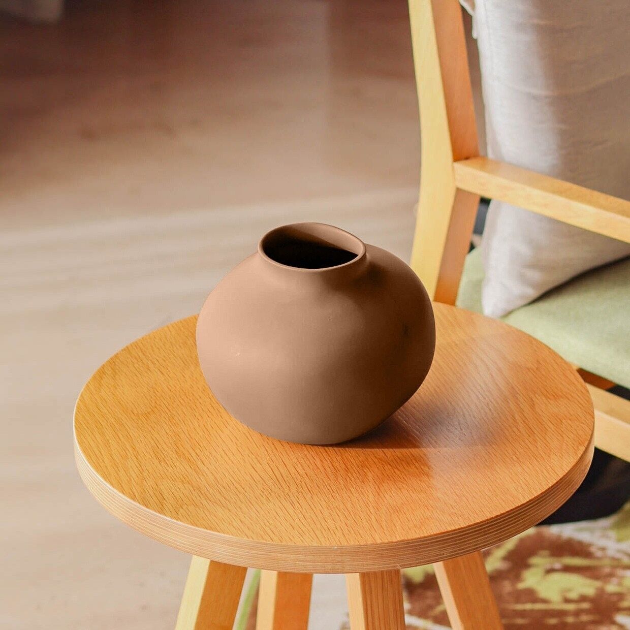 Centia kleine braune Vase