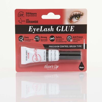 NOON'S UP, False Eyelash Glue with Ceramides, Formaldehyde Free, 4ml, Black