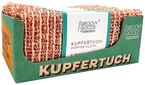 Kupfertuch - Ökologische, Kratzfreie Reinigung