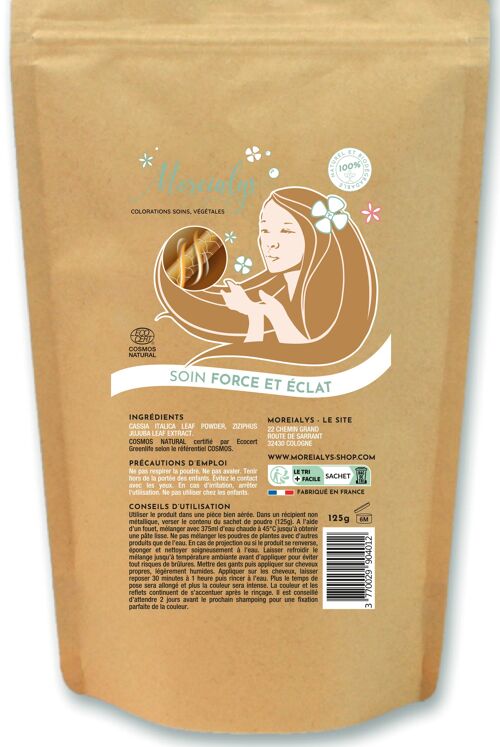 Moreialys - Soin 100% naturel, Soin force et éclat compostable, certifiée Ecocert Cosmos Natural