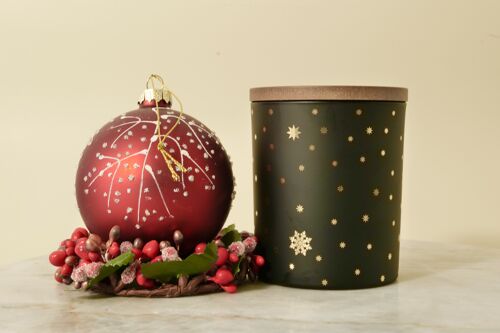 A Festive Night Scented Candle / Coconut & Rapeseed Wax / Cosy Candle / Candle Gift / Christmas Candle / Christmas Spice / Vegan Candle