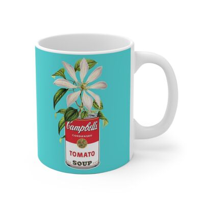 Taza floral Campbells