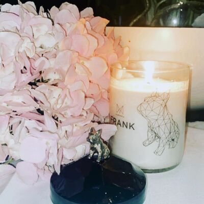 Luxury handmade Candle - French Bulldog Design