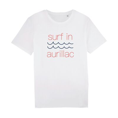 Camiseta surf en olas