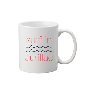 Taza Surfeando en olas