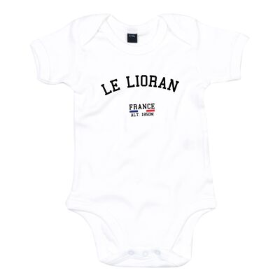 Tricolor and Altitude baby bodysuit