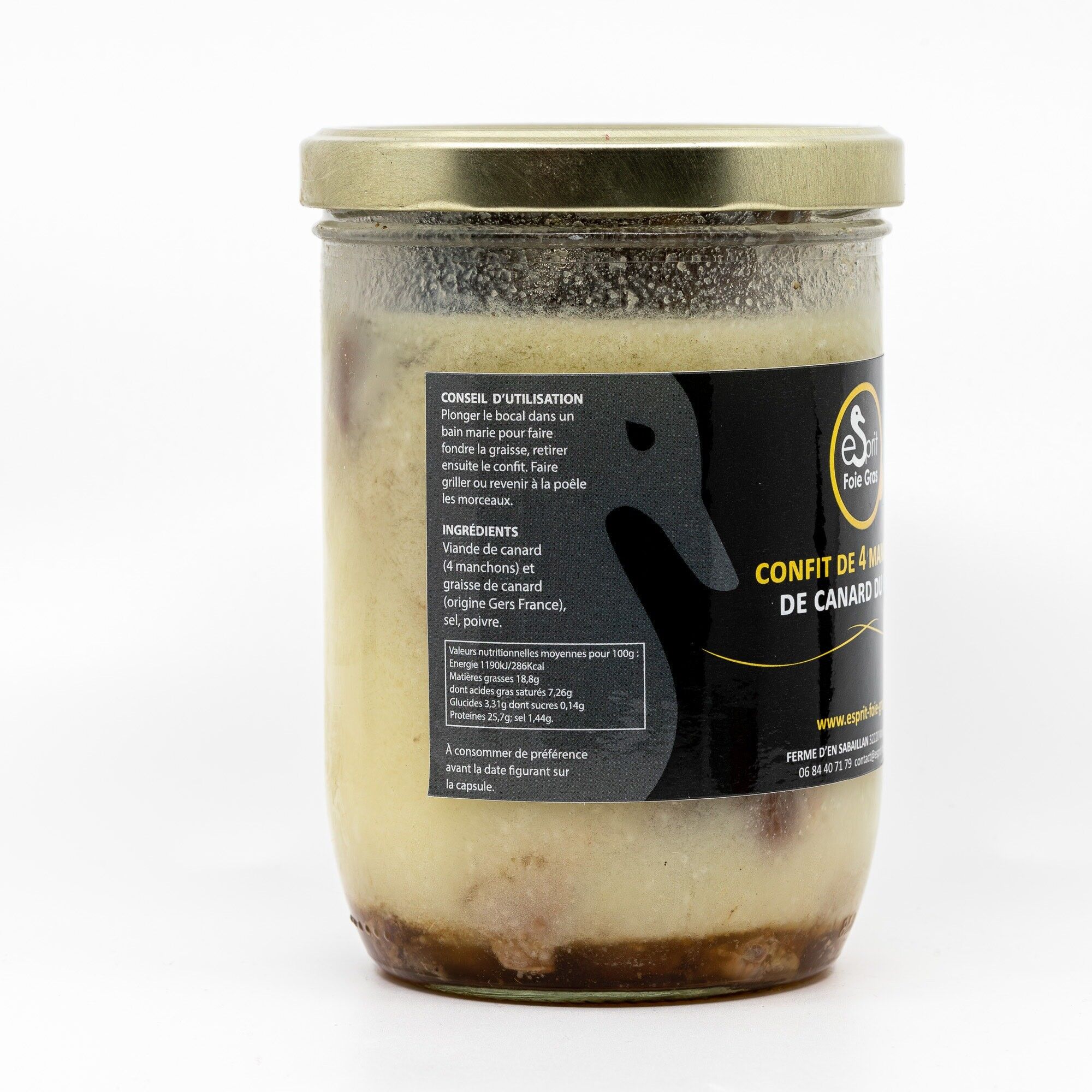 Confit 2 magrets 600 g IGP Gers