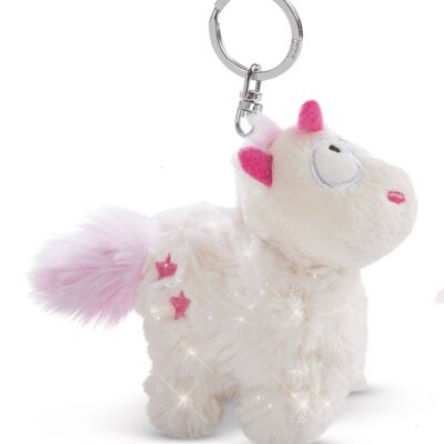 Unicorn Theodor with snow suit 10cm keychain