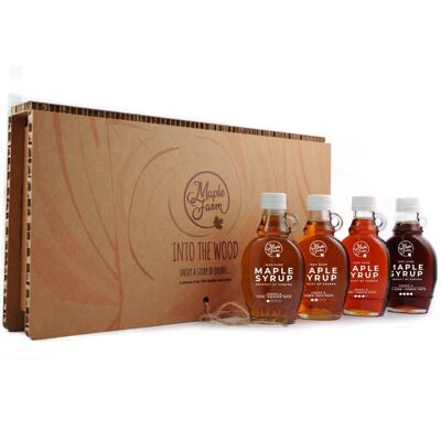 Pure maple syrup - 4x189ml tasting gift pack