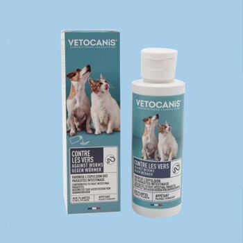 Sirop contre les Vers intestinaux pour Chien et Chat aux extraits de plantes - 125ml 6