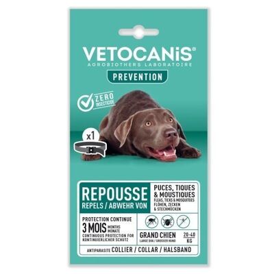 REVENTIS Flea and Tick Repellent Collar for Medium Dogs