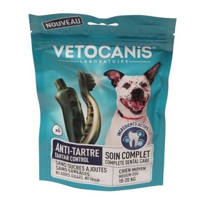 Anti-Zahnstein-Leckereien für mittelgroße Hunde – x4