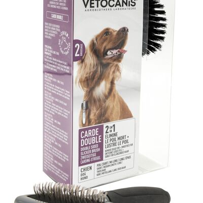 Double Card Brush Size M for Dogs