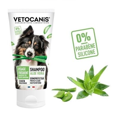 Champú de Uso Frecuente para Perros, con Aloe Vera. 300ml