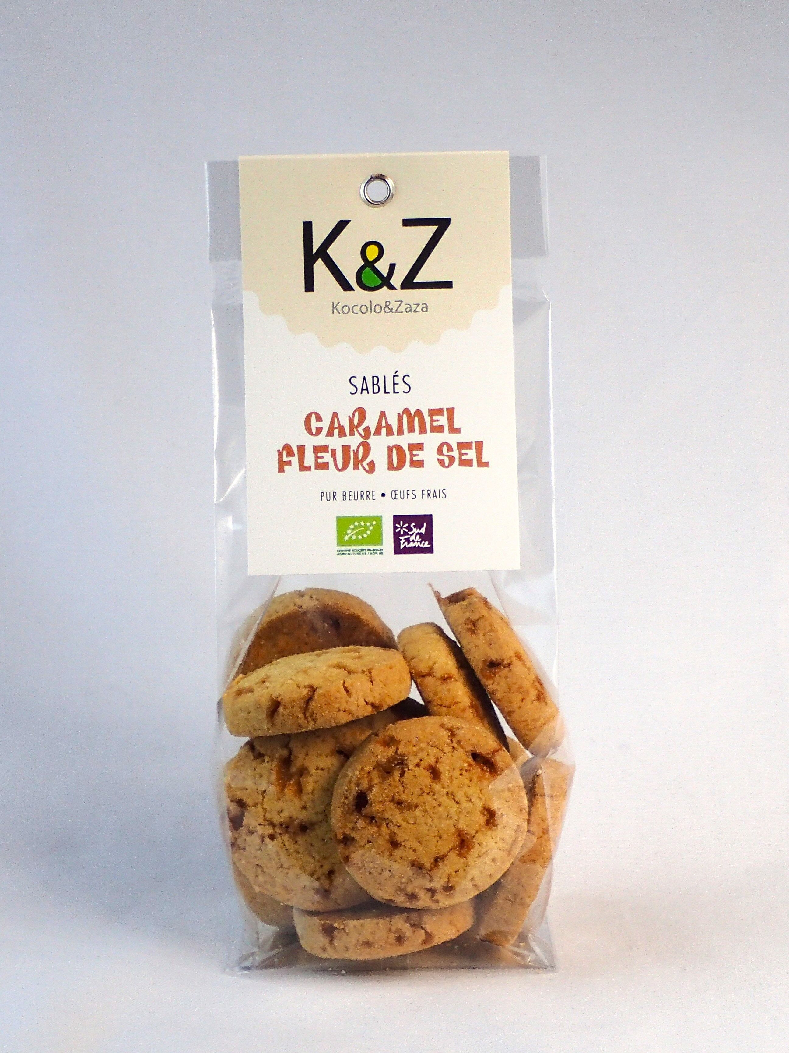 Gama de galletas "Sablés Tradicionales" sabor caramelo-mantequilla saladas en bolsa de 60g