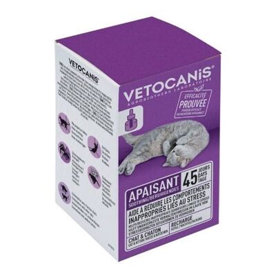 Vétocanis beruhigender Diffusor für Katzen, Nachfüllpackung – 48 ml