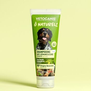 Shampoing Anti-démangeaisons Chien à l'eau florale d'Hamamélis bio - 250ml 1