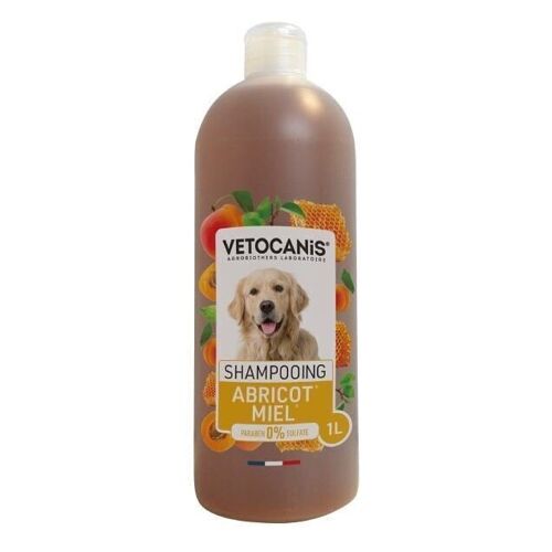 Shampoing pour chien Abricot & Miel - 1L