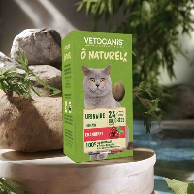 Friandises Urinaire pour chat à la Cranberry - 24 bouchées - 36g