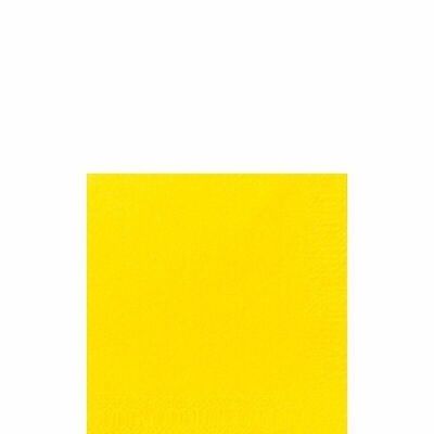 Servilleta de cóctel DUNI 24x24 cm 3 capas amarillo